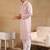 Men peach viscose rayon ethnic motifs embroidered straight kurta