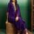 Royal purple designer suit