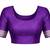 Purple soft silk blend banarasi jacuard work designer party wear saree with unstitched blouse piece