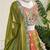 Multicolor Mirror & Zari Embroidered Chinon Silk Lehenga Choli with Dupatta