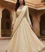 Ivory Festive Lehenga Set