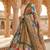 Kantha Stitch Print Satin Semi Stitched Lehenga Choli & Unstitched Blouse With Dupatta
