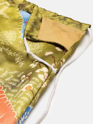 Decorative Print Satin Semi Stitched Lehenga Choli & Unstitched Blouse With Dupatta 4