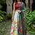 Decorative Print Satin Semi Stitched Lehenga Choli & Unstitched Blouse With Dupatta