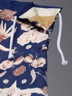 Ethnic Motif Print Satin Semi Stitched Multi Color Croptop & Unstitched Blouse 4