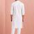 Creations men's white cotton kurta pyjama set | hanuman jayanti special | festive ethnic wear