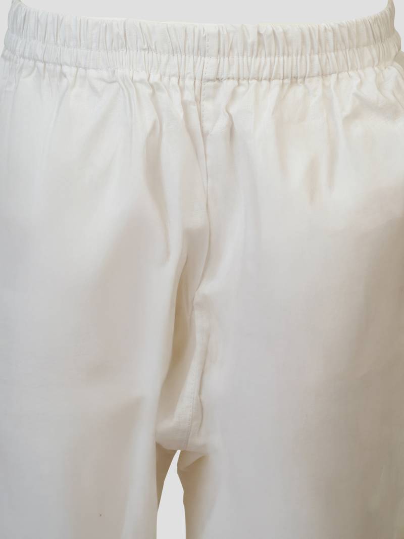 Creations men's white cotton kurta pyjama | ram special edition |  festive traditional wear