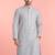 aqua rayon kurta for men with sequin embroidery
