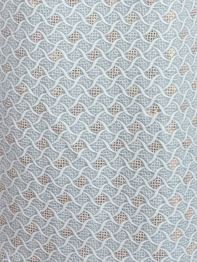 aqua rayon kurta for men with sequin embroidery