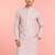 men's onion rayon kurta with sequin embroidered design