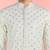 cream rayon kurta for men with sequin embroidery