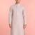 men's onion rayon kurta with sequin embroidered design