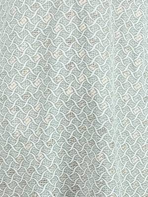 men's mint green rayon kurta with sequin embroidery 5