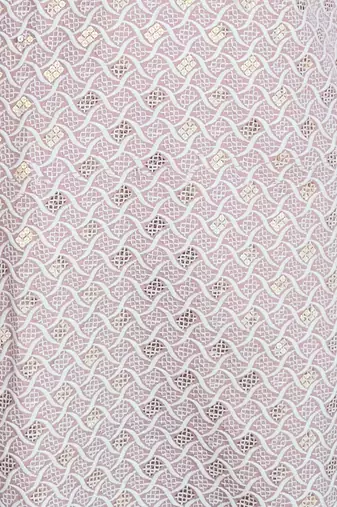 men's onion rayon kurta with sequin embroidered design