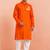 orange cotton ram hanuman jayanti kurta men 