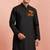 men's black ram hanuman jayanti kurta print