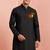 black cotton ram hanuman kurta men stitched