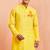 men's yellow ram hanuman kurta cotton festive