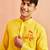 men's yellow ram hanuman kurta cotton festive