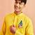 men's yellow cotton hanuman jayanti kurta