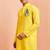 men's yellow cotton hanuman jayanti kurta