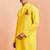 men's yellow hanuman jayanti kurta cotton