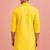 men's yellow hanuman jayanti kurta cotton