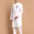 white cotton kurta set with hanumanji graphic print
