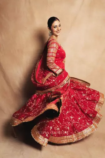 Red bridal lehenga set