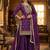 royal purple designer sharara suit