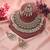 Gold Color Pakistani Kundan Necklace Set Wedding Style