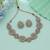 Pink Color Kundan Necklace Set Party Wear Style