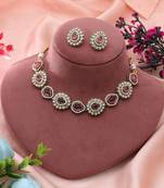 magenta kundan necklace set bridal gold plated