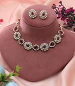 maroon kundan necklace set bridal gold plated