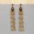 Black Long Kasmiri Earrings Statement Style