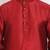 Elegant men's raw silk kurta with pants stitched maroon color