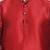 Men's raw silk maroon kurta with cotton pant set