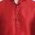 Men's raw silk maroon kurta with gold churidar set