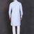 Men's sky blue cotton kurta with pant set