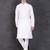 Men's pure white cotton kurta with pant set