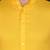 Men's yellow cotton kurta with pant set
