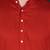 Men's red cotton kurta with pant set