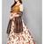orange Floral Print Satin Silk  Lehenga Choli With Jacquard Unstitched Blouse and Assami Silk Thread Work Dupatta