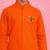 Boys orange pure cotton kurta pyjama set     ram special print