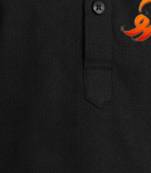Boys black pure cotton kurta pyjama set     ram navami special print