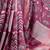 Pink Color Printed Tasar Silk With Viscose Border  Saree