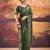 Mehndi Green Color Printed Crepe Saree