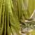 olive Color Zari Weaving  Cotton Silk Saee