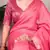 pink cotton silk saree with woven zari design