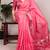 pink Color Zari Weaving  Cotton Silk Saee
